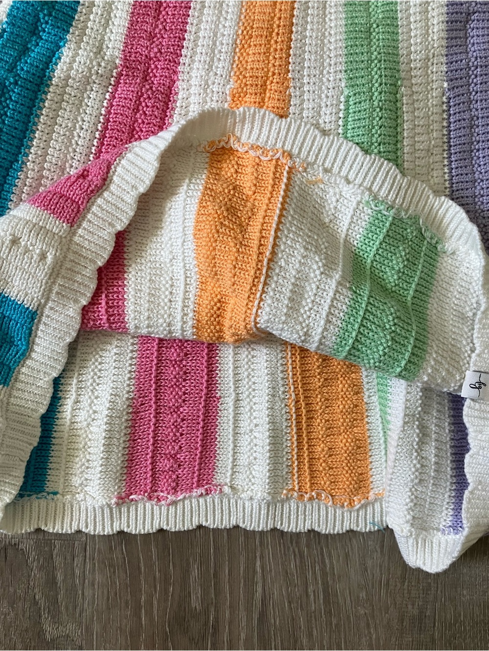 NEW Rainbow Knit Dress 🌈 - Picture 6 of 8
